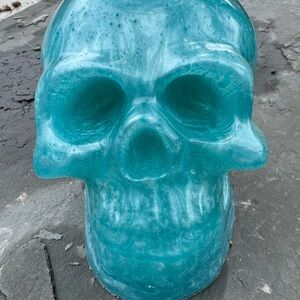blue skull
